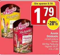 WEZ Aoste Stickado Angebot