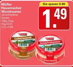 WEZ Müller Hausmacher Wurstwaren Angebot