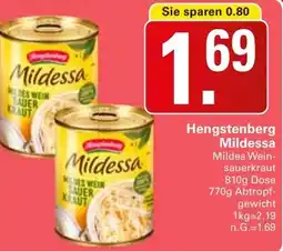 WEZ Hengstenberg Mildessa Mildes Angebot
