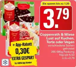 WEZ Coppenrath & Wiese Lust auf Kuchen, Torte oder Vegan Angebot