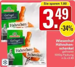 WEZ Wiesenhof Hähnchenschenkel Angebot