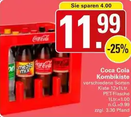 WEZ Coca Cola Kombikiste Angebot