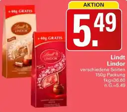 WEZ Lindt Lindor Angebot