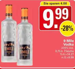 WEZ 9 Mile Vodka Angebot