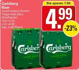WEZ Carlsberg Beer Angebot
