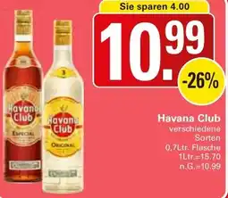 WEZ Havana Club Angebot