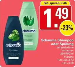 WEZ Schauma Shampoo oder Spülung Angebot