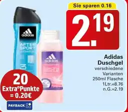 WEZ Adidas Duschgel Angebot