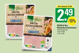WEZ EDEKA Bio Hinterkochschinken Angebot