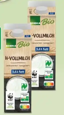WEZ EDEKA Bio H-Vollmilch Angebot