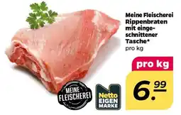 NETTO Meine Fleischerei Rippenbraten mit eingeschnittener Tasche Angebot