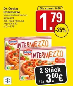 WEZ Dr. Oetker Intermezzo Angebot