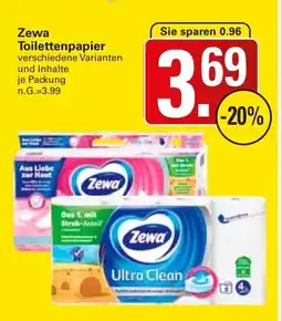 WEZ Zewa Toilettenpapier Angebot
