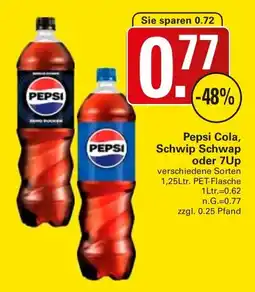 WEZ Pepsi Cola, Schwip Schwap oder 7Up Angebot
