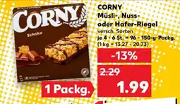 Kaufland CORNY Müsli, Nuss- oder Hafer-Riegel Angebot
