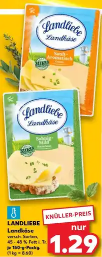 Kaufland LANDLIEBE Landkäse Angebot