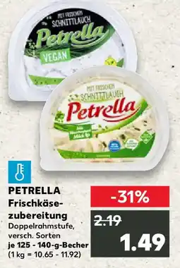 Kaufland PETRELLA Frischkäsezubereitung Angebot