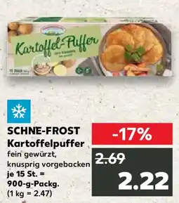 Kaufland SCHNE-FROST Kartoffelpuffer Angebot