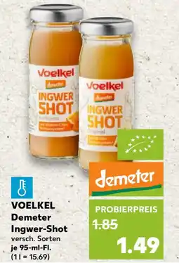 Kaufland VOELKEL Demeter Ingwer-Shot Angebot