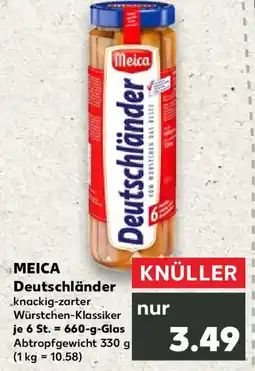 Kaufland MEICA Deutschländer Angebot