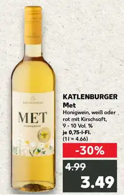 Kaufland KATLENBURGER Met Angebot