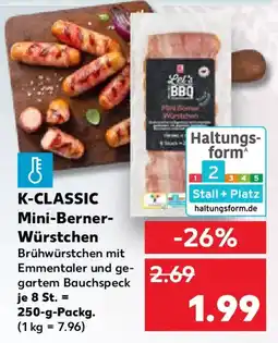 Kaufland K-CLASSIC Mini-Berner- Würstchen Angebot