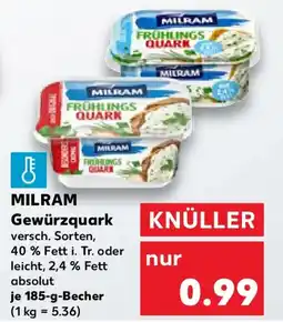Kaufland MILRAM Gewürzquark Angebot