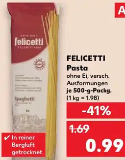 Kaufland FELICETTI Pasta Angebot