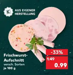 Kaufland Frischwurst- Aufschnitt Angebot