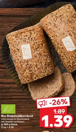 Kaufland Bio-Dinkelvollkornbrot Angebot