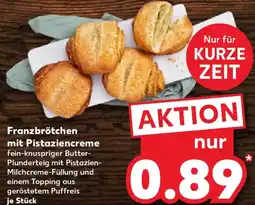 Kaufland Franzbrötchen mit Pistaziencreme Angebot