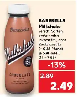 Kaufland BAREBELLS Milkshake Angebot