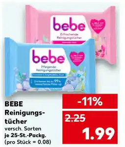 Kaufland BEBE Reinigungstücher Angebot