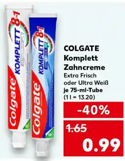 Kaufland COLGATE Komplett Zahncreme Angebot