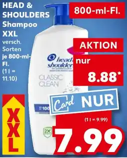 Kaufland HEAD & SHOULDERS Shampoo XXL Angebot