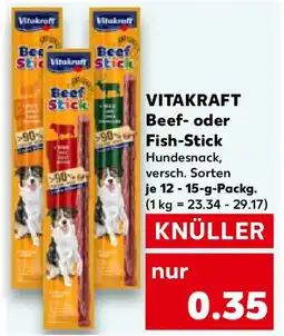 Kaufland VITAKRAFT Beef- oder Fish-Stick Angebot