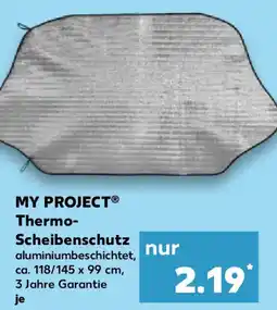 Kaufland MY PROJECT Thermo- Scheibenschutz Angebot