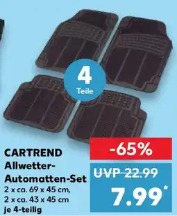 Kaufland CARTREND Allwetter- Automatten-Set Angebot