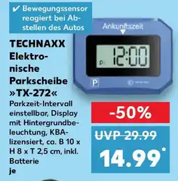Kaufland TECHNAXX Elektronische Parkscheibe TX-272 Angebot