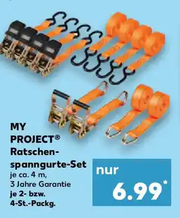 Kaufland MY PROJECT Ratschenspanngurte-Set Angebot