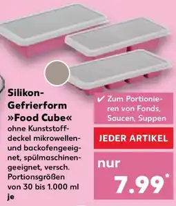 Kaufland Silikon- Gefrierform Food Cube Angebot