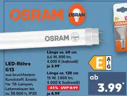Kaufland OSRAM LED-Röhre G13 Angebot