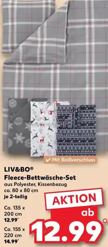Kaufland LIV&BO Fleece-Bettwäsche-Set Angebot