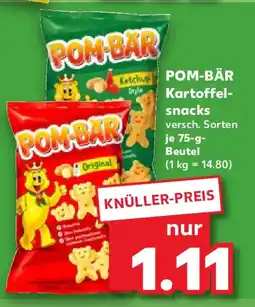 Kaufland POM-BÄR Kartoffelsnacks Angebot