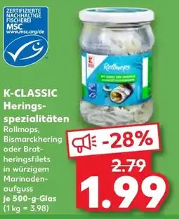 Kaufland K-CLASSIC Heringsspezialitäten Angebot