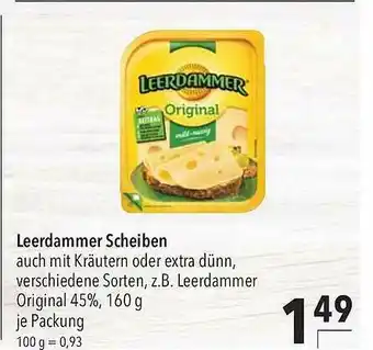 CITTI Markt Leerdammer Scheiben Angebot