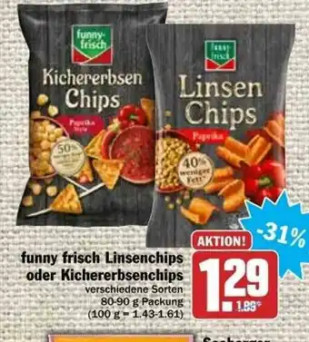 dodenhof Funny Frisch Linsenchips Oder Kichererbsenchips Angebot