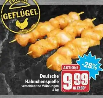 dodenhof Deutsche Hähnchenspieße Angebot