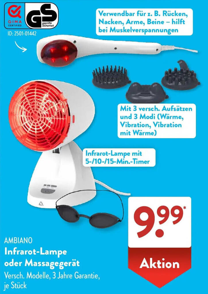 massagegerät vibration aldi FitSleeps® main image 1