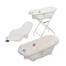 Netto Marken-Discount Lorelli Babybadewannen-Set Babybadewanne 88 cm Badesitz Badewannenständer Ablauf weiß Angebot